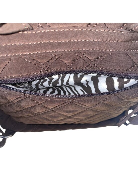Vera Bradley Women’s Brown Quilted Fabric With Buckle Front Pocket Backpack main image 11
